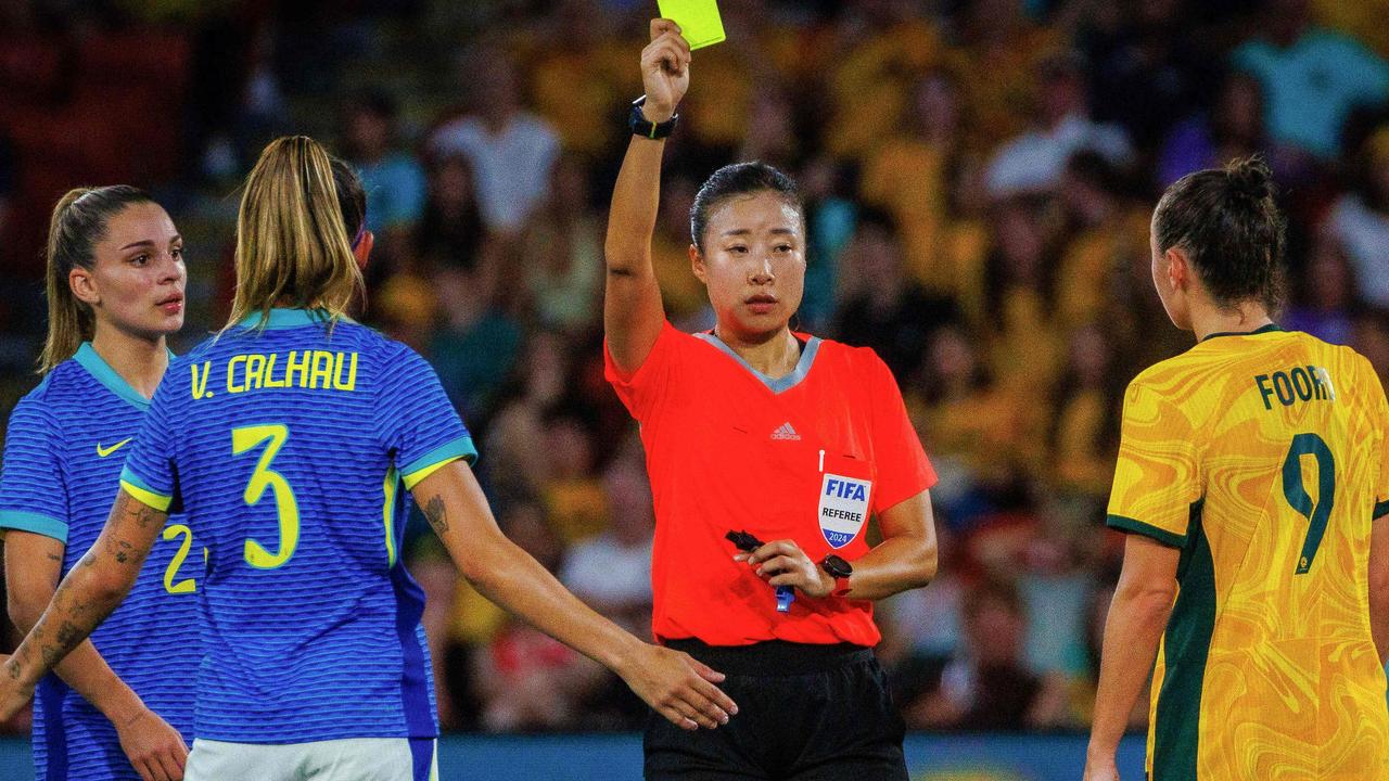 Poor start costly for Matildas in disappointing loss to Brazil in Brisbane