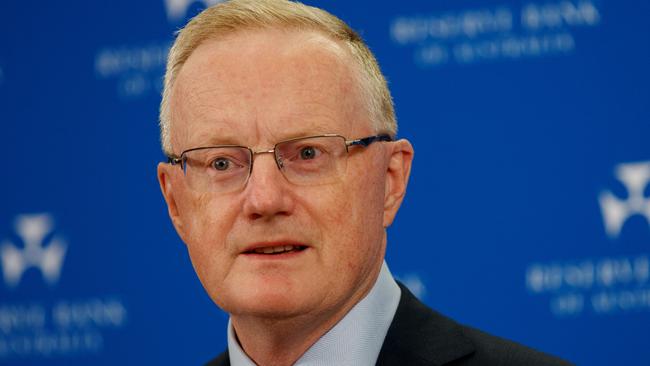 SYDNEY, AUSTRALIA - NewsWire Photos APRIL 20, 2023: Reserve Bank of Australia Governor Philip Lowe during a press conference on Thursday at the RBA following the release of government recommendations. Picture: NCA NewsWire / Nikki Short