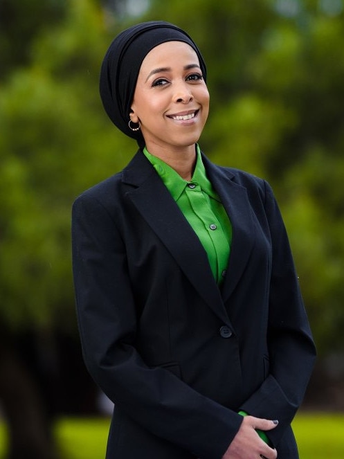 Former Greens councillor Anab Mohamud, who now sits as an independent.