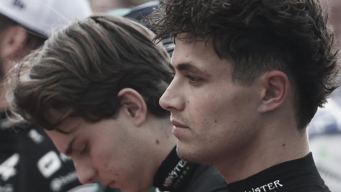 Oscar Piastri and Lando Norris of McLaren before the Formula 1 Grand Prix of The Netherlands at Circuit Zandvoort in Zandvoort, Netherlands on August 25, 2024. (Photo by Jakub Porzycki/NurPhoto)