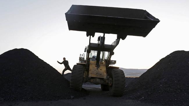 A Chinese coal depot. Picture: Reuters