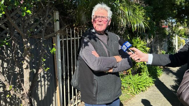 Local Bill Jamieson says the area is normally quiet. Picture: Emily Jarvis