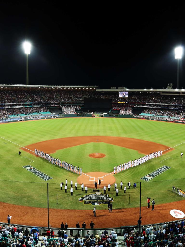 March 21, 2014: MLB returns to Australia's Sydney Cricket Ground