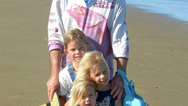 Bill, Asher, Aria and Tilla Renwick. Picture: Jann Houley