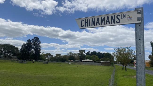 A Penola resident has written to the Wattle Range Council asking them to consider changing the name of Chinamans Lane. Picture: Jessica Dempster