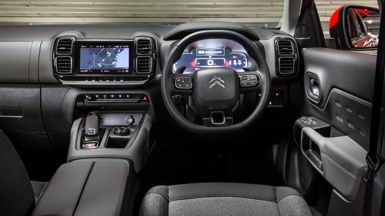 The Aircross comes with a digital dash and wide-screen infotainment system.