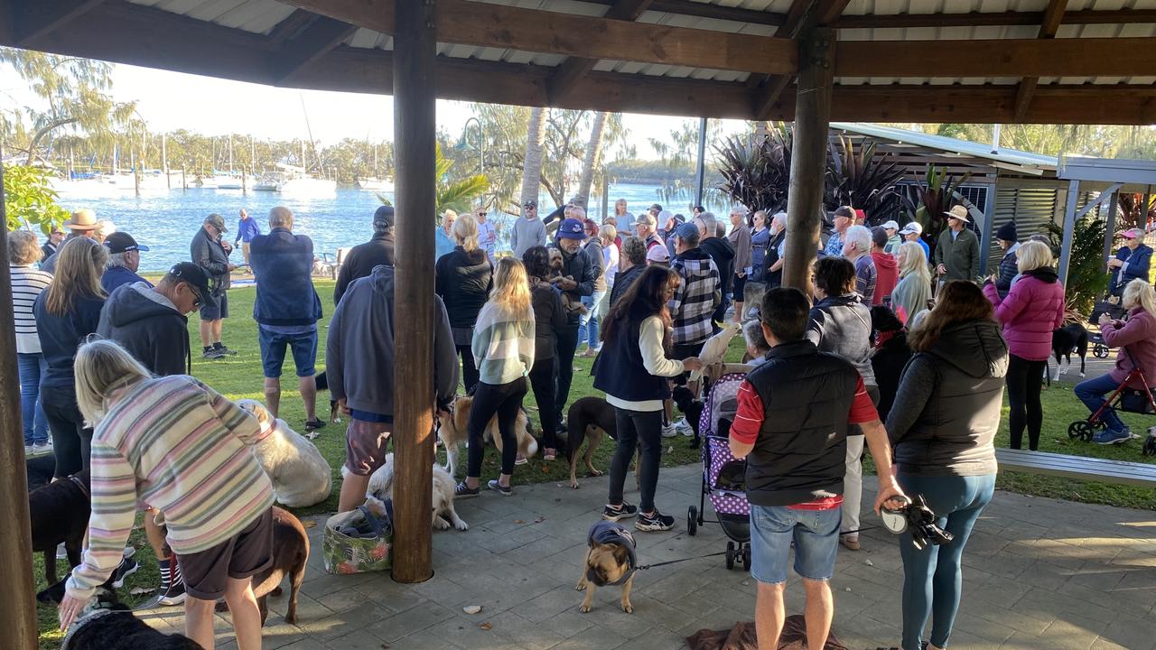 Sunshine Coast pet owners at La Balsa Park.