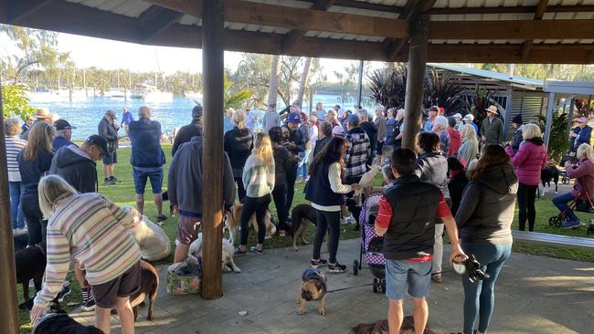 Sunshine Coast pet owners at La Balsa Park.