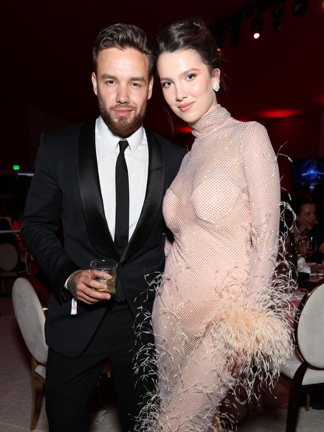 Liam Payne and Maya Henry attend the Elton John AIDS Foundation's 30th Annual Academy Awards Viewing Party on March 27, 2022 in West Hollywood. Picture: Amy Sussman/Getty Images for Elton John AIDS Foundation