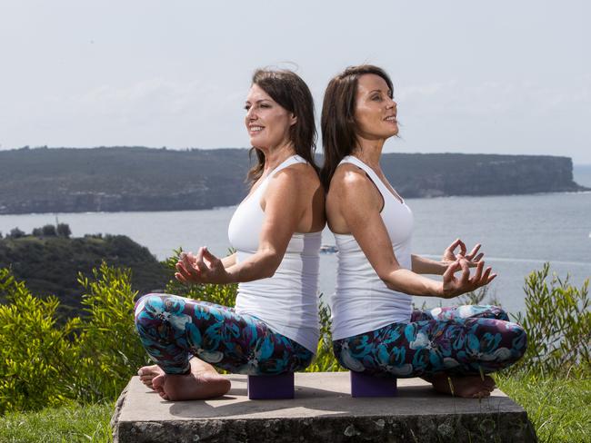 The Rancan Sisters, Lisa and Adele, pictured at Mosman overlooking Sydney Harbour. Picture: AAP Image / Julian Andrews