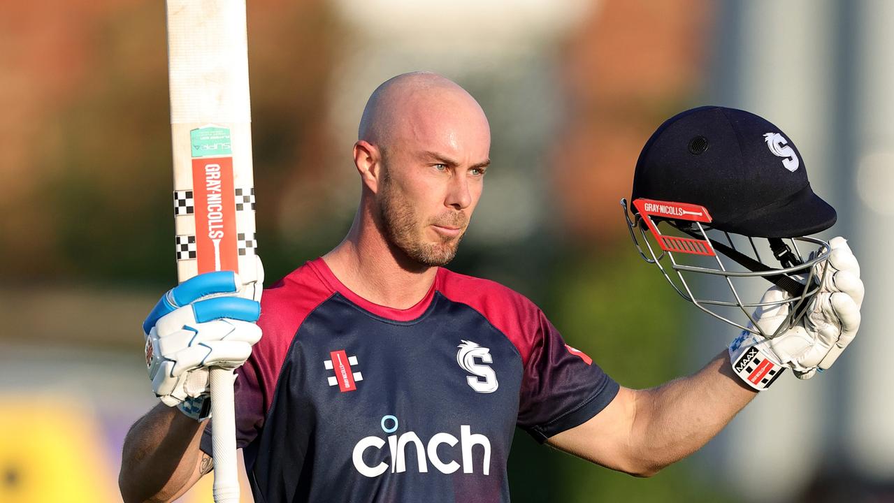 Chris Lynn scored another 100 for Northamptonshire. Picture: David Rogers/Getty Images