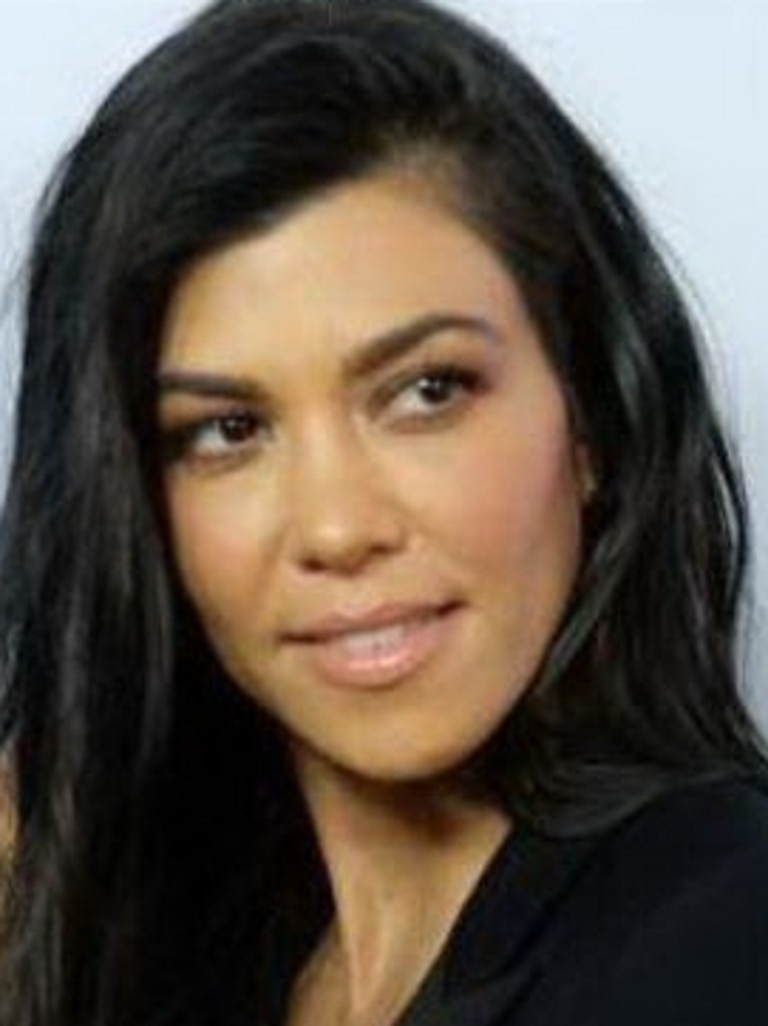 Kourtney Kardashian.  Picture:  Supplied