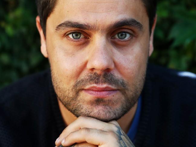 17/12/18 Singer-Songwriter Dan Sultan ahead of the upcoming Woodford Folk Festival. Aaron Francis/The Australian