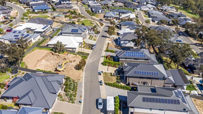 Solar panels are increasingly the norm in new housing.