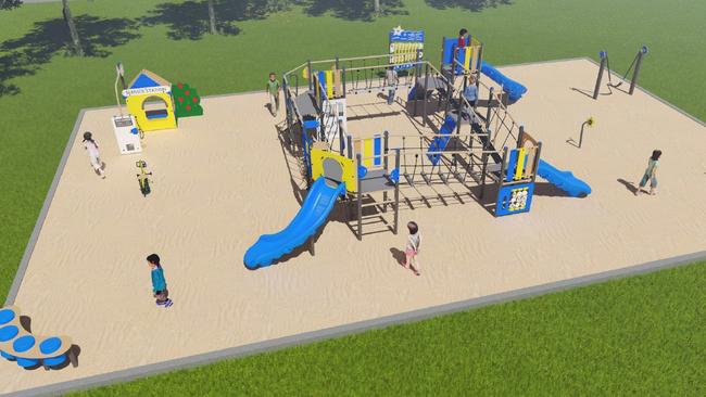 Whitsunday Regional Council will soon upgrade Halpannel Park and Blue Gum Park in Proserpine with new shaded playground equipment. Picture: Supplied