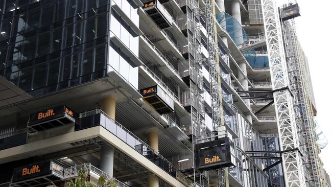 Construction is unde way elsewhere in Parramatta Square. Picture: John Fotiadis