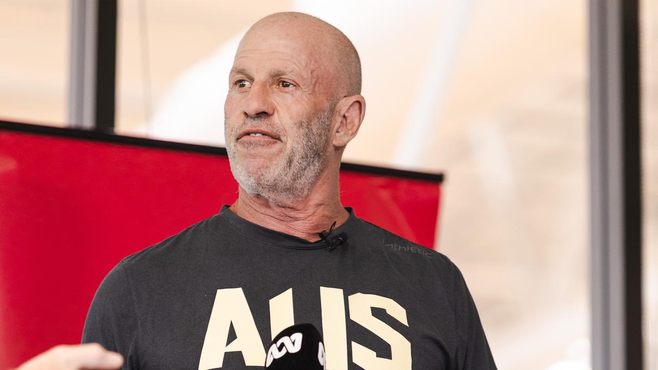 Boomers coach Brian Goorjian at the Basketball Australia School Championships on the Gold Coast. Picture: Basketball Australia