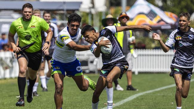 U17s boys Koori Knockout grand final, La Perouse Panthers vs Bundjalung Baygal Warriors. Picture: Andrea Francolini