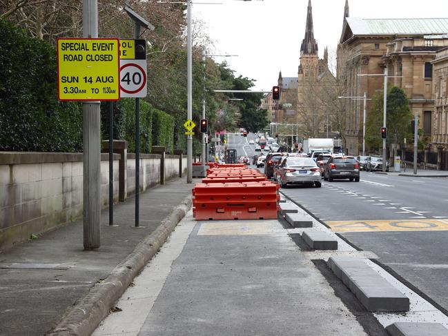 Bike lanes have popped up all over Sydney, at the taxpayer’s expense. Picture: Richard Dobson