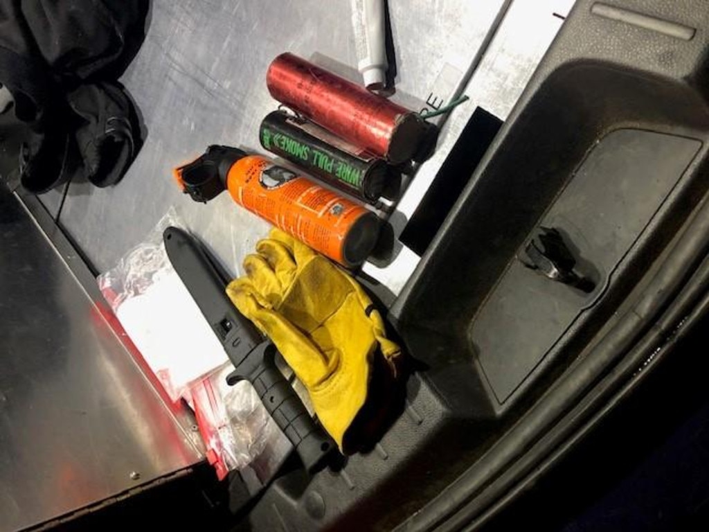 Some of the items seized by Portland Police. Picture: Portland Police