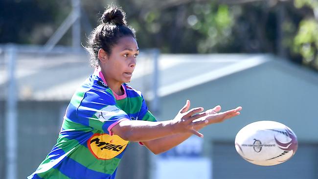 Margulu Dixon in Women’s rugby game Sunnybank v GPS Saturday July 9, 2022. Picture, John Gass