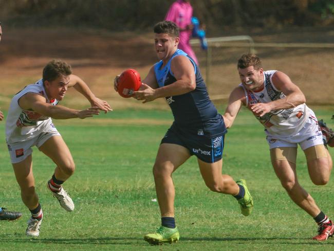 Darwin Buffaloes will take on Southern Districts in the final game of the NTFL 2021-22 regular season. Picture: Glenn Campbell