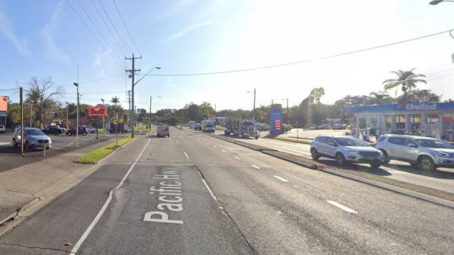 The Marcia St traffic lights on the Pacific Highway, Coffs Harbour. Picture: Google