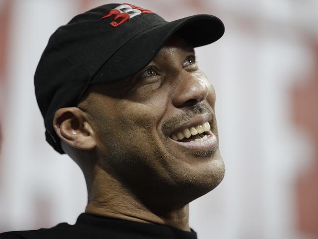 LaVar Ball, father of UCLA player LiAngelo Ball. Picture: AP/John Locher.