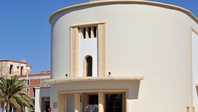 A restored cinema in Lakki on Leros. Picture: Alamy.