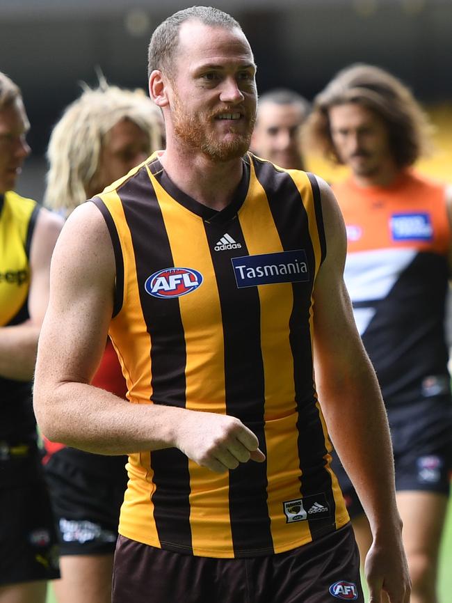 Jarryd Roughead at AFL captains day.