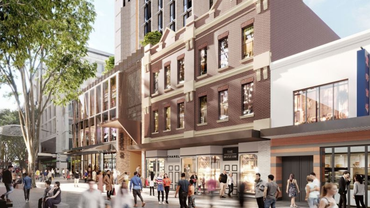 An artist’s impression of 82-84 Dixon Street from Chinatown.