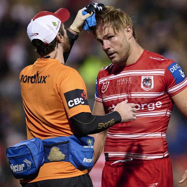 Jack de Belin is out with a concussion. Picture: Getty