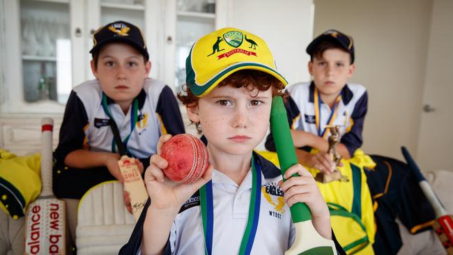 Can’t touch this: Young cricket fans hammer home their disappointment in disgraced captain Steve Smith after the ball tampering scandal.