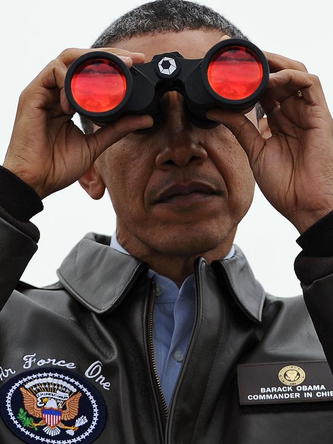 US President Barack Obama at the DMZ in March 2012. Picture: AFP