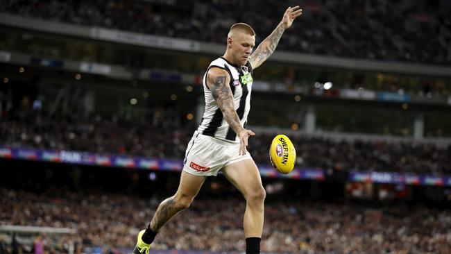 Collingwood player Jordan De Goey has been accused of indescent assault. Picture: Getty Images