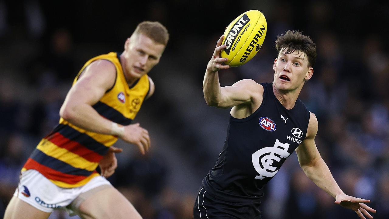 Sam Walsh is set to miss at least the first month for Carlton. Picture: Michael Klein