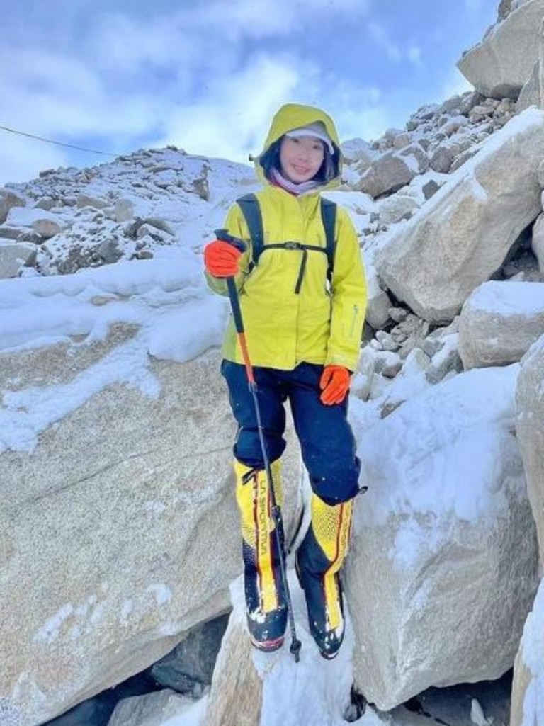 Grace Tseng documented the climb on social media.