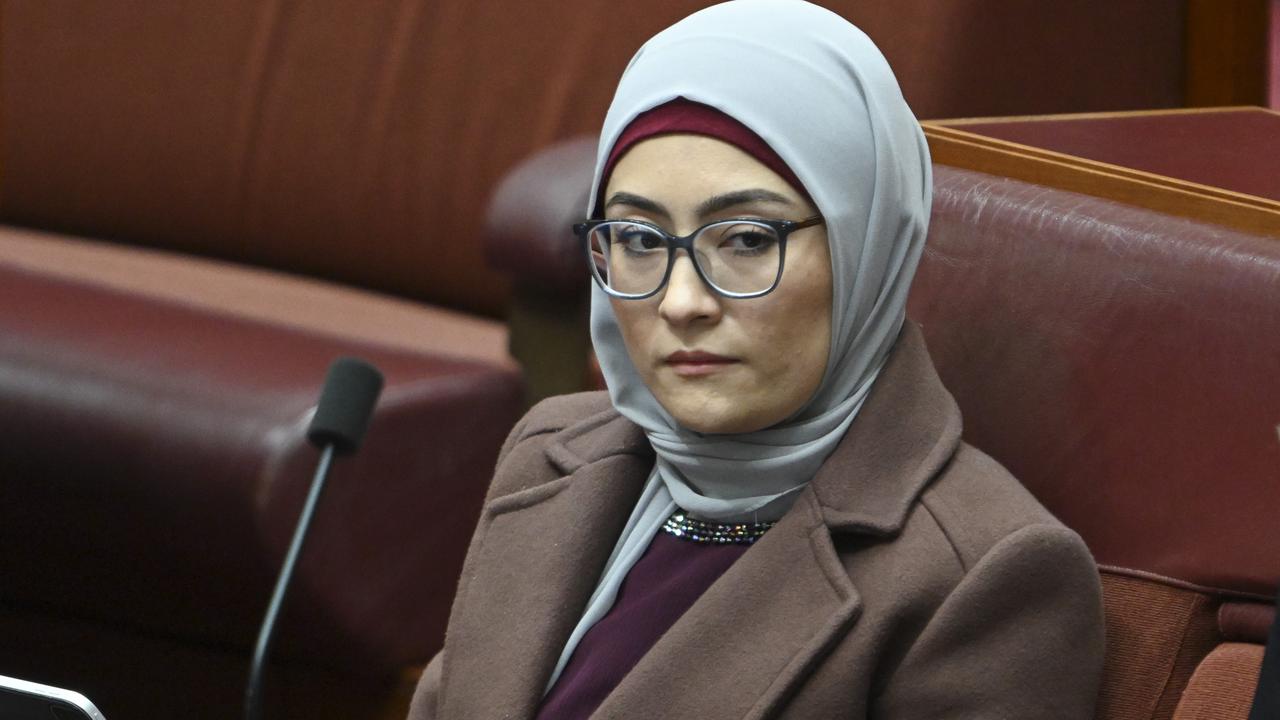 Supporters of rogue Senator Fatima Payman had been speaking about her future beyond Labor before she crossed the floor. Picture: NewsWire