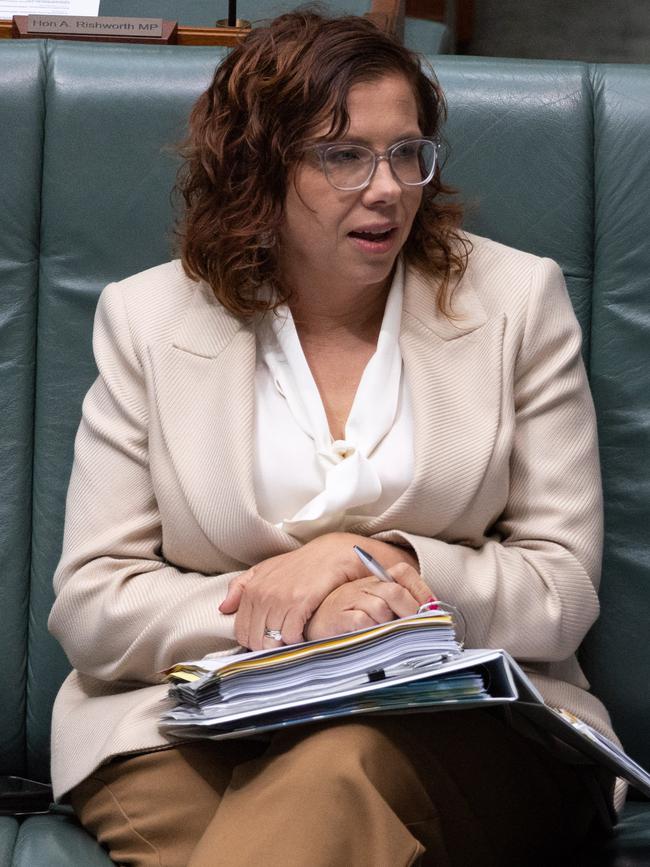 Social Services Minister Amanda Rishworth. Picture: NCA NewsWire / Gary Ramage