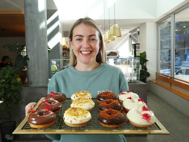 Nodo owner-operator Kate Williams at her original cafe in Newstead. Picture: Liam Kidston