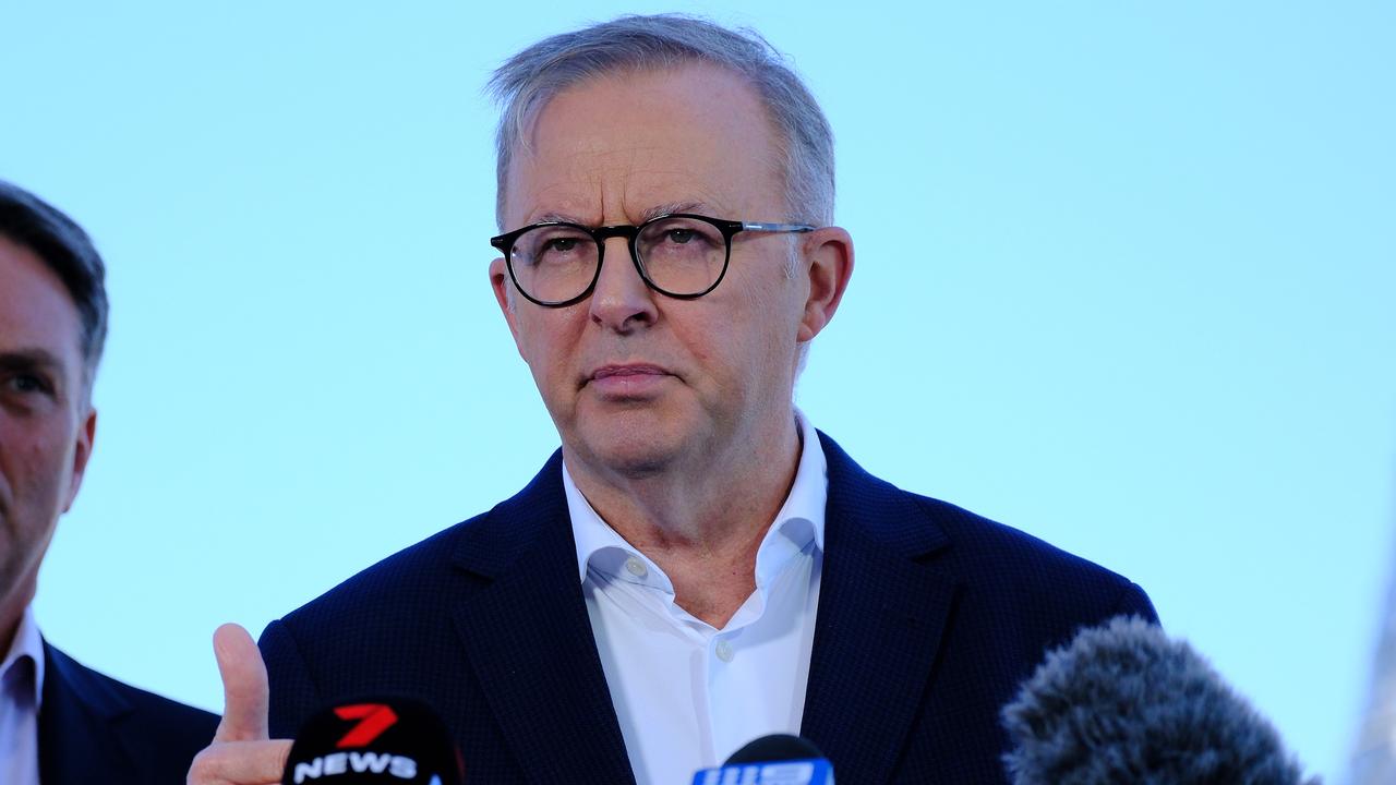 Mr Albanese said the national security committee was meeting ‘almost weekly’ in the leadup to the decision about the submarines. Picture: NCA NewsWire / Luis Enrique Ascui