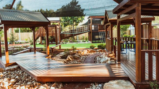 New playground installation at Winston Glades Early Education Centre.