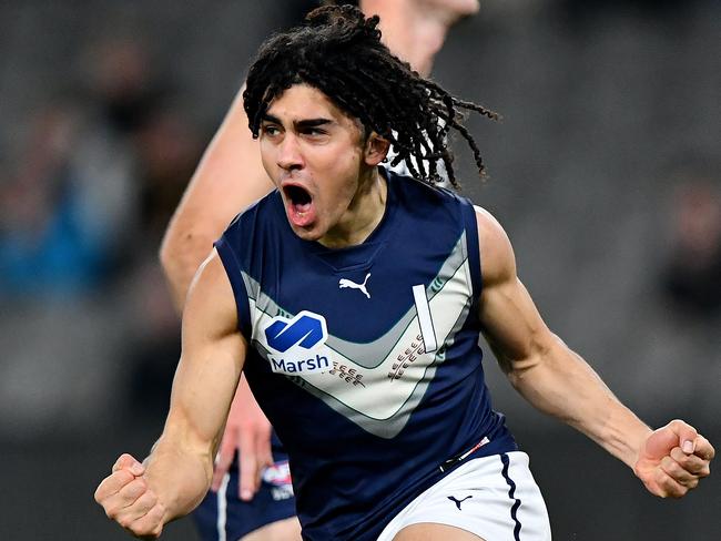 Isaac Kako celebrates a goal. Picture: Getty Images