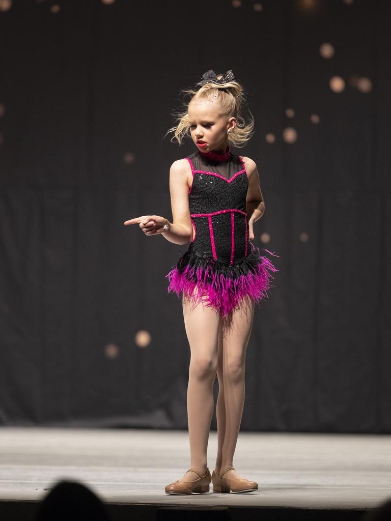 Southern Tasmanian Dancing Eisteddfod, Scarlett Kitto (IPA) during the 8 Years Restricted Tap Solo at Wrest Point. Picture: Chris Kidd