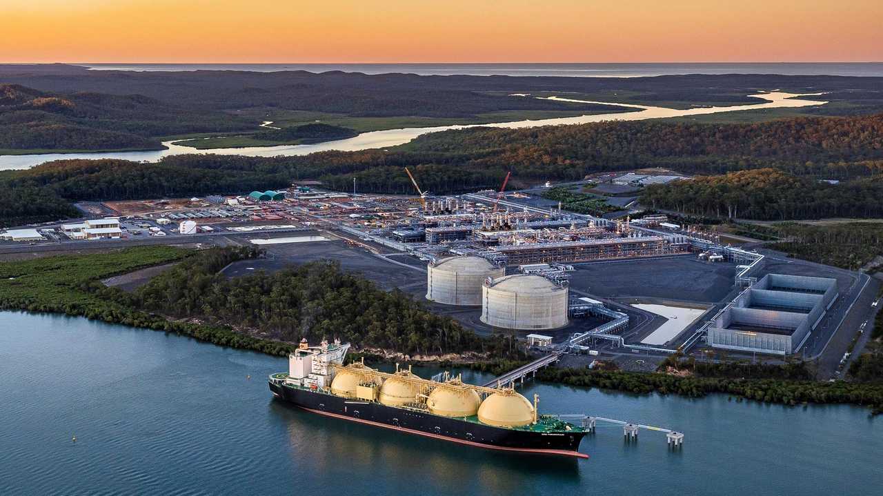 WHAT'S NEXT?Australia Pacific LNG was one of three plants at Curtis Island to cause huge economic growth for Gladstone in the past five years. (INSET) CQUniversity resource economist professor John Rolfe. Picture: APLNG