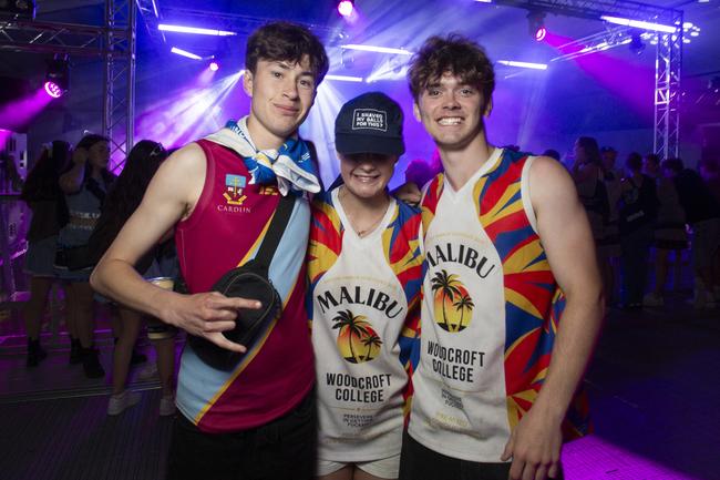 Schoolies celebrate at Victor Harbor. Picture: Brett Hartwig