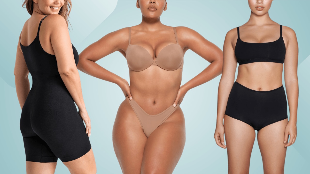 Add some shapewear to your wardrobe with our round-up. Picture: Supplied.