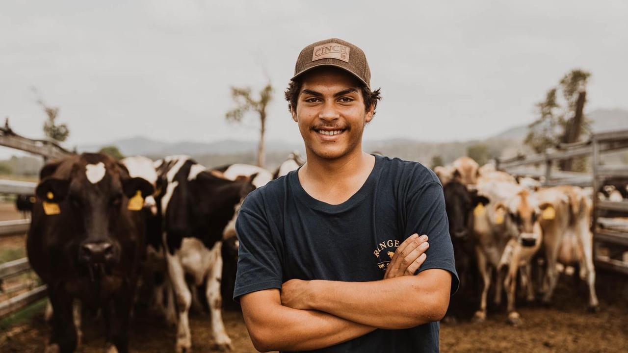 Loka Manu, 18, was one of seven finalists chosen from Australia and New Zealand to judge dairy cattle at the Brisbane Ekka next month. Photo: Lyndsay Douglas