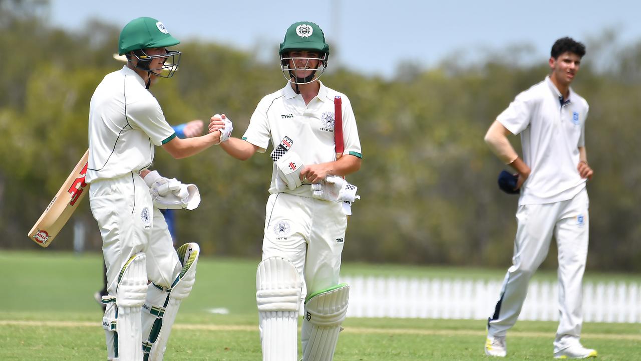 GPS First XI cricket match between Brisbane Grammar School and Brisbane Boys College. Saturday January 28, 2023. Picture, John Gass