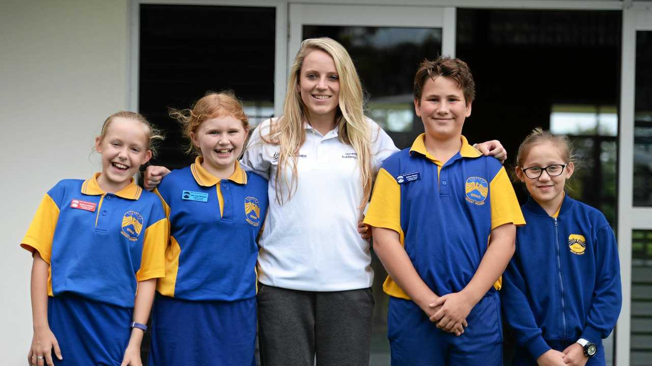 Aussie Olympian inspires Mt Archer students | The Courier Mail